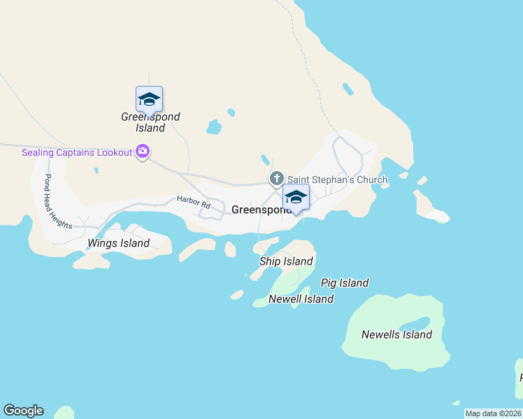 map of restaurants, bars, coffee shops, grocery stores, and more near in Greenspond