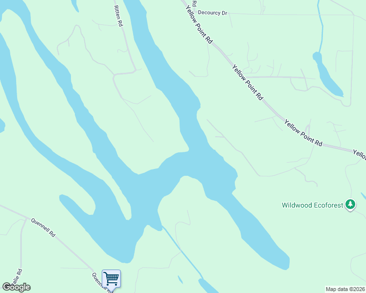 map of restaurants, bars, coffee shops, grocery stores, and more near 2816 Ritten Road in Nanaimo