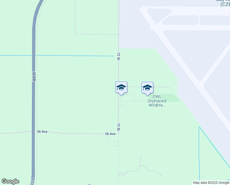 map of restaurants, bars, coffee shops, grocery stores, and more near 3807 72 Street in Delta