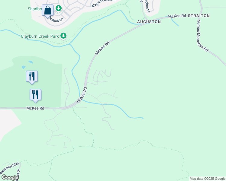 map of restaurants, bars, coffee shops, grocery stores, and more near 3863 Kensington Court in Abbotsford