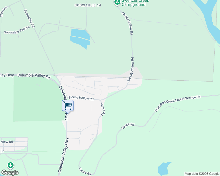 map of restaurants, bars, coffee shops, grocery stores, and more near 45835 Sleepy Hollow Road in Cultus Lake