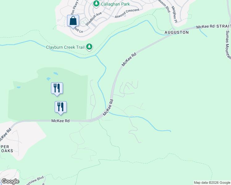 map of restaurants, bars, coffee shops, grocery stores, and more near 36260 McKee Road in Abbotsford