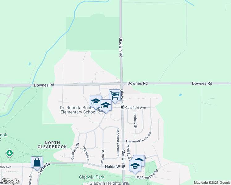 map of restaurants, bars, coffee shops, grocery stores, and more near in Abbotsford