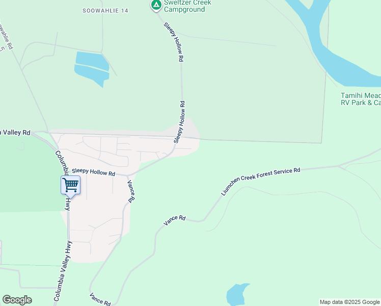 map of restaurants, bars, coffee shops, grocery stores, and more near 45992 Gurney Road in Cultus Lake