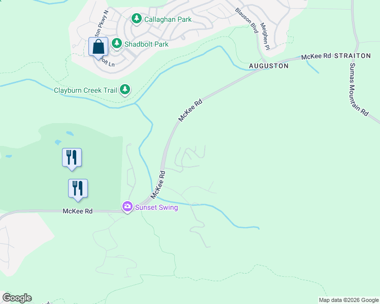 map of restaurants, bars, coffee shops, grocery stores, and more near 36260 McKee Road in Abbotsford