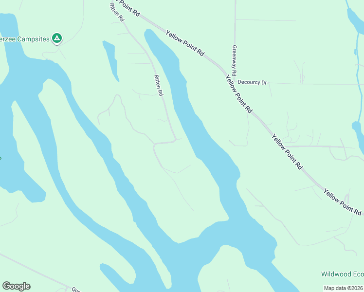 map of restaurants, bars, coffee shops, grocery stores, and more near 2816 Ritten Road in Nanaimo
