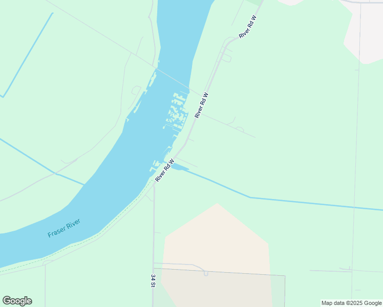 map of restaurants, bars, coffee shops, grocery stores, and more near 3420 River Road West in Delta