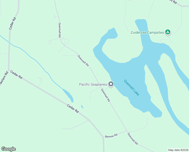 map of restaurants, bars, coffee shops, grocery stores, and more near 2551 Quennell Road in Nanaimo