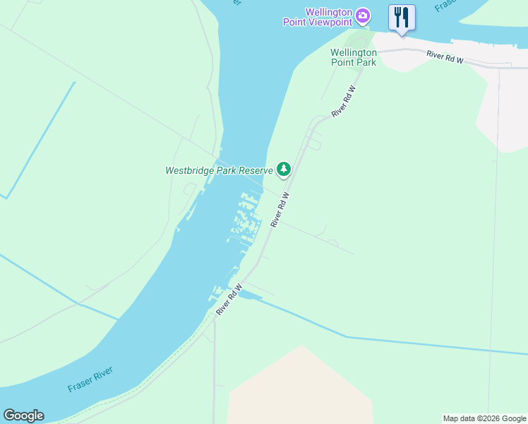 map of restaurants, bars, coffee shops, grocery stores, and more near in Delta