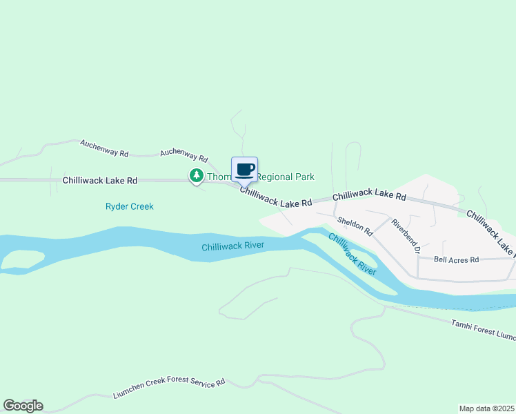 map of restaurants, bars, coffee shops, grocery stores, and more near 48752 Chilliwack Lake Road in Chilliwack