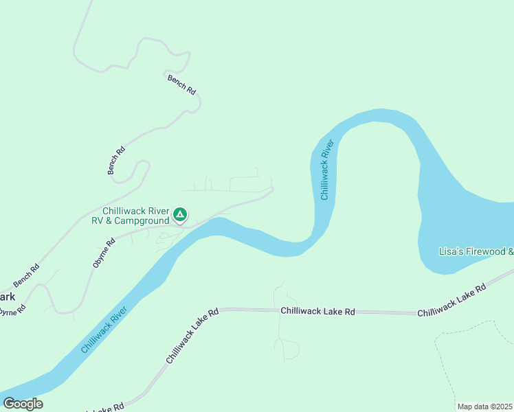 map of restaurants, bars, coffee shops, grocery stores, and more near 50964 Obyrne Road in Chilliwack