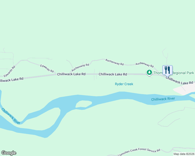 map of restaurants, bars, coffee shops, grocery stores, and more near 48290 Chilliwack Lake Road in Chilliwack