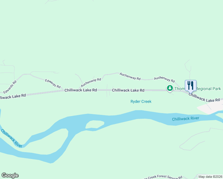 map of restaurants, bars, coffee shops, grocery stores, and more near 48290 Chilliwack Lake Road in Chilliwack