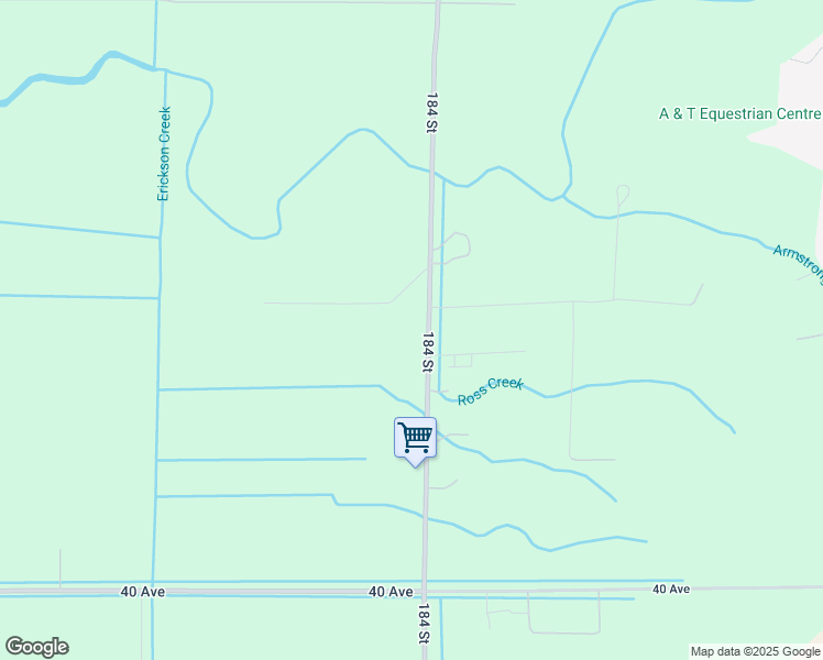 map of restaurants, bars, coffee shops, grocery stores, and more near 4371 184 Street in Surrey