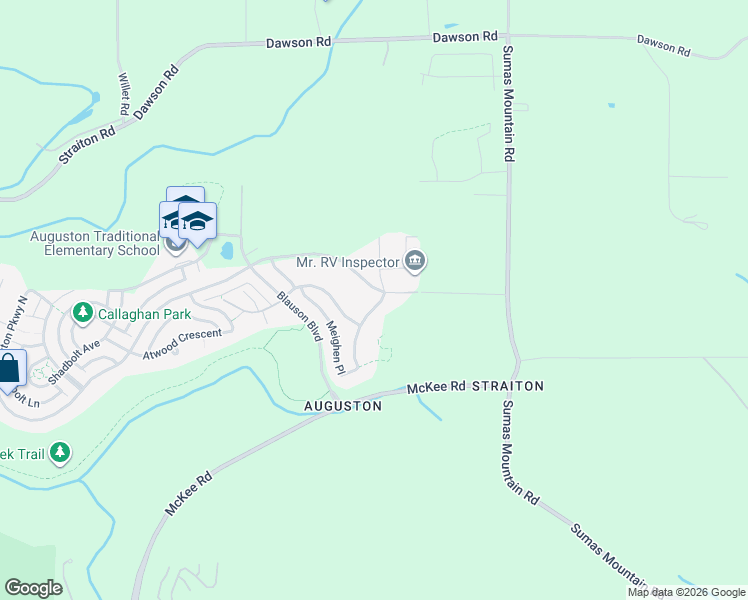 map of restaurants, bars, coffee shops, grocery stores, and more near 36598 Auguston Parkway East in Abbotsford