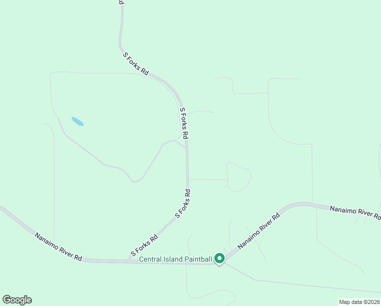 map of restaurants, bars, coffee shops, grocery stores, and more near 2620 South Forks Road in Nanaimo