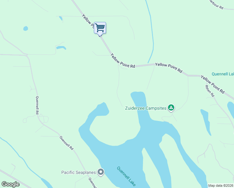 map of restaurants, bars, coffee shops, grocery stores, and more near Braun Road in Nanaimo