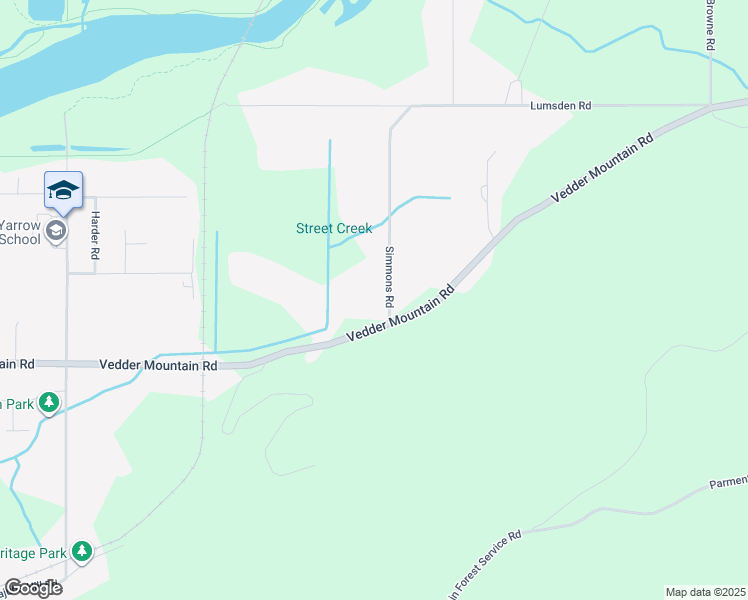 map of restaurants, bars, coffee shops, grocery stores, and more near 43057 Yarrow Central Road in Chilliwack