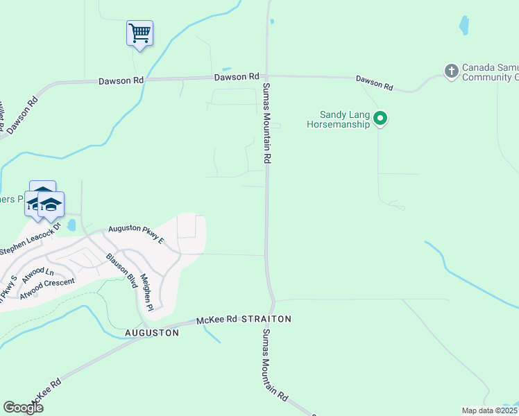 map of restaurants, bars, coffee shops, grocery stores, and more near 4573 Sumas Mountain Road in Abbotsford