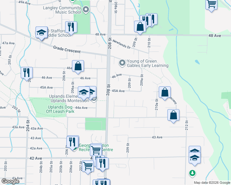 Walk Score Detail Map