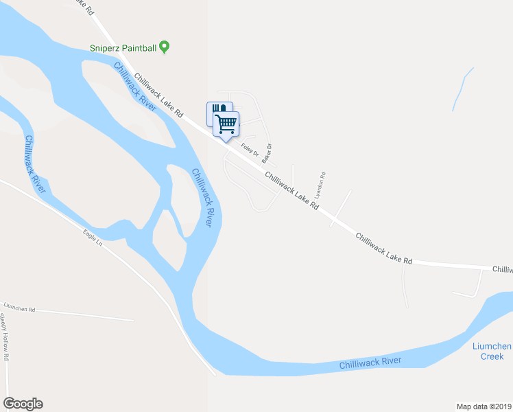 map of restaurants, bars, coffee shops, grocery stores, and more near 57-46484 Chilliwack Lake Road in Chilliwack
