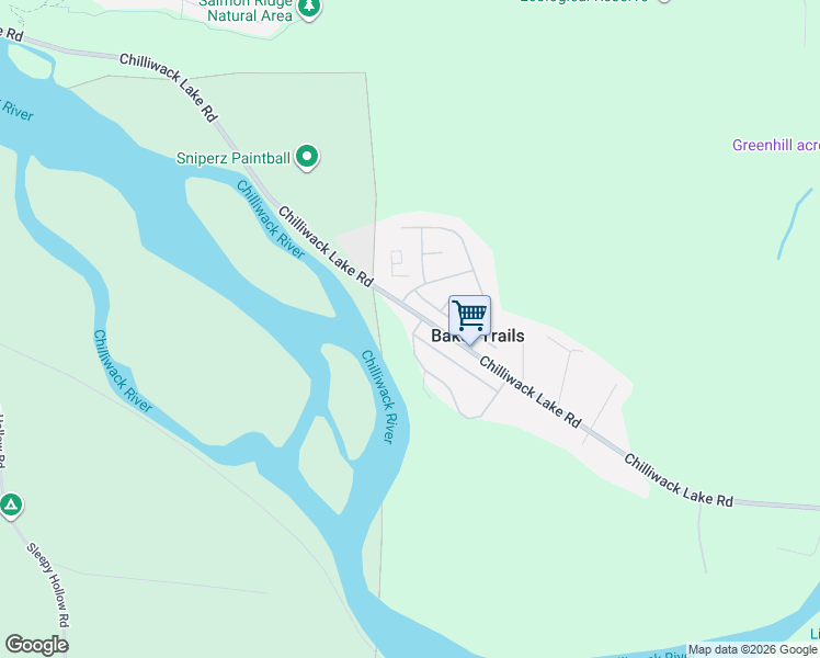 map of restaurants, bars, coffee shops, grocery stores, and more near 46484 Chilliwack Lake Road in Chilliwack