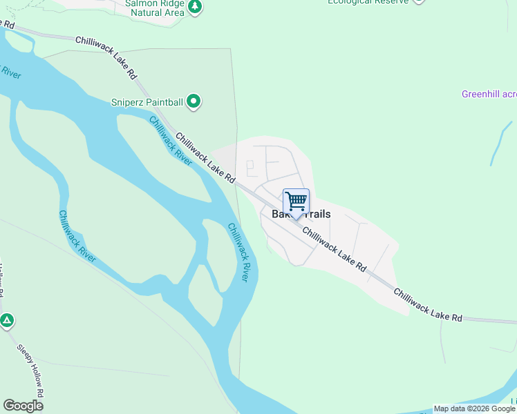 map of restaurants, bars, coffee shops, grocery stores, and more near 46484 Chilliwack Lake Road in Chilliwack