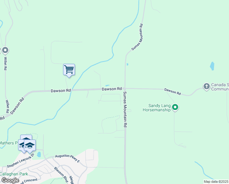 map of restaurants, bars, coffee shops, grocery stores, and more near 36743 Carl Creek Crescent in Abbotsford