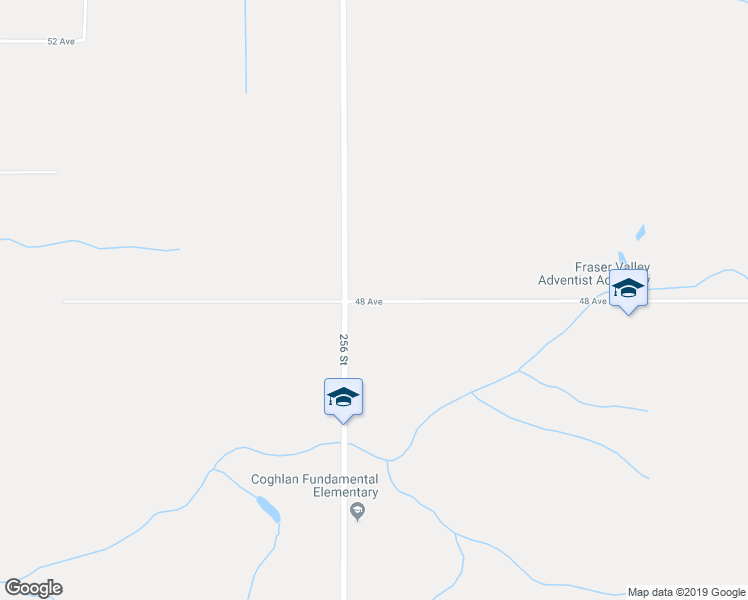 map of restaurants, bars, coffee shops, grocery stores, and more near 25639 48 Avenue in Langley Township