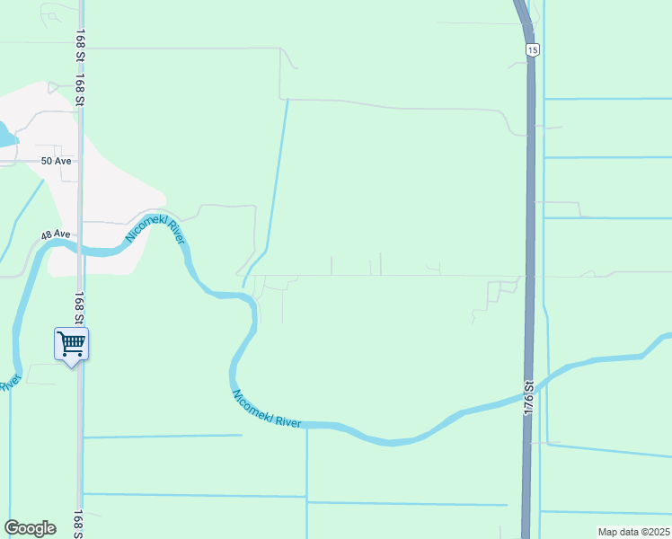 map of restaurants, bars, coffee shops, grocery stores, and more near 17305 48 Avenue in Surrey