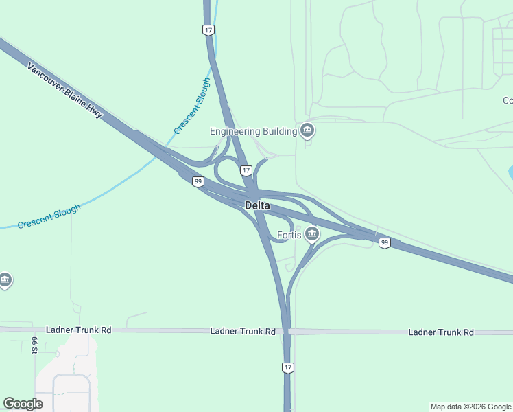 map of restaurants, bars, coffee shops, grocery stores, and more near in Delta
