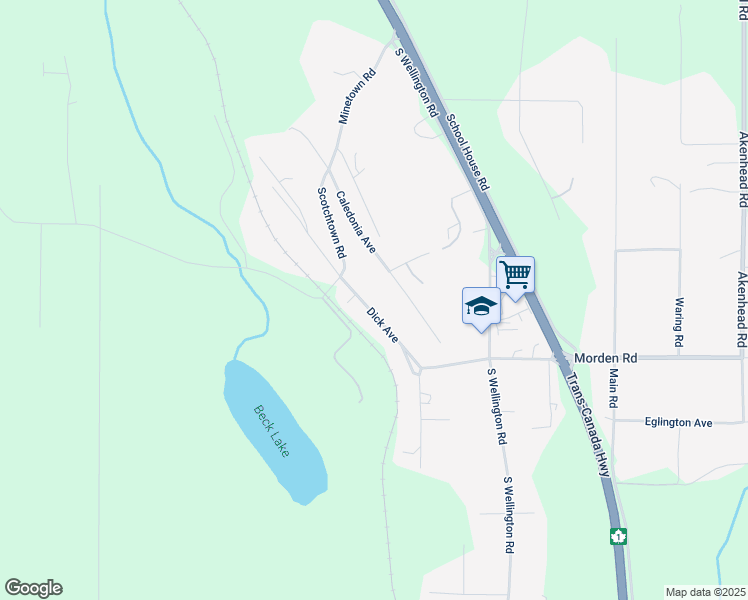 map of restaurants, bars, coffee shops, grocery stores, and more near 2166 Dick Avenue in Nanaimo
