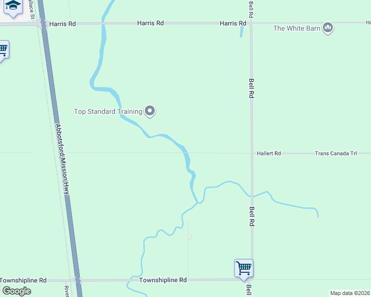 map of restaurants, bars, coffee shops, grocery stores, and more near 34195 Hallert Road in Abbotsford