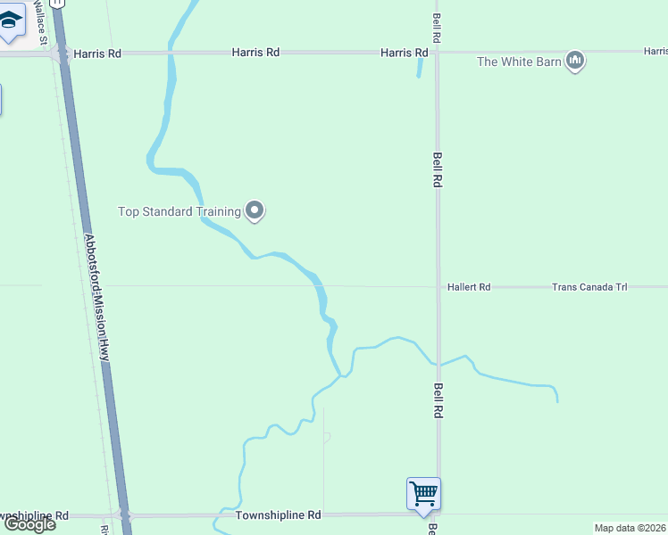 map of restaurants, bars, coffee shops, grocery stores, and more near 34195 Hallert Road in Abbotsford