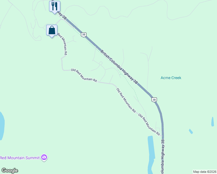 map of restaurants, bars, coffee shops, grocery stores, and more near in Rossland