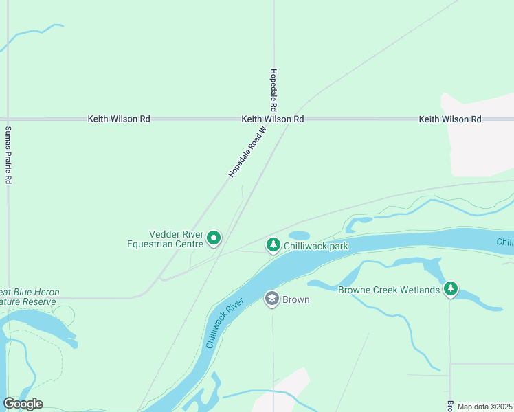 map of restaurants, bars, coffee shops, grocery stores, and more near 5400 Spurline Road in Chilliwack