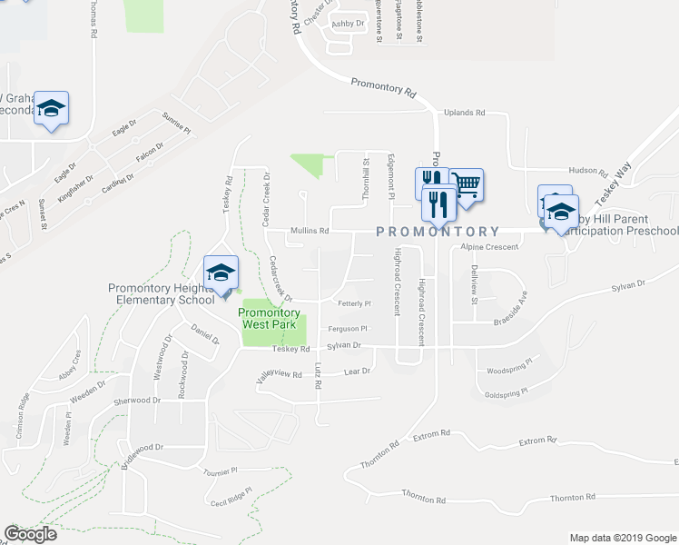 map of restaurants, bars, coffee shops, grocery stores, and more near 5499 Teskey Road in Chilliwack