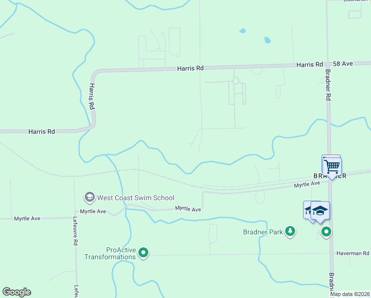 map of restaurants, bars, coffee shops, grocery stores, and more near 28344 Harris Road in Abbotsford