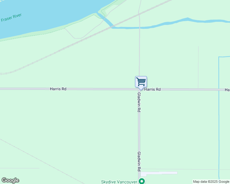 map of restaurants, bars, coffee shops, grocery stores, and more near 32702 Harris Road in Abbotsford