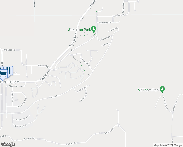 map of restaurants, bars, coffee shops, grocery stores, and more near 47128 Sylvan Drive in Chilliwack