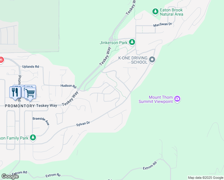 map of restaurants, bars, coffee shops, grocery stores, and more near 5700 Jinkerson Road in Chilliwack