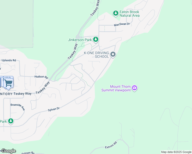 map of restaurants, bars, coffee shops, grocery stores, and more near 47167 Sylvan Drive in Chilliwack