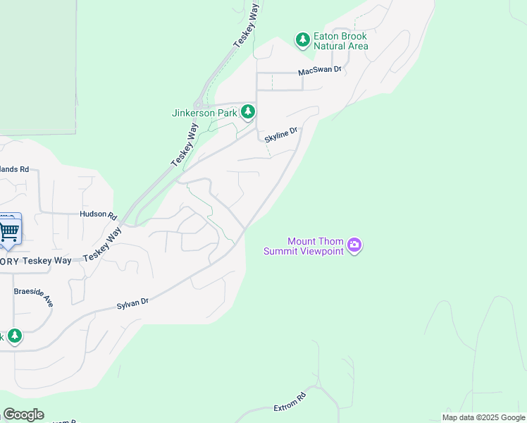 map of restaurants, bars, coffee shops, grocery stores, and more near 47180 Sylvan Drive in Chilliwack