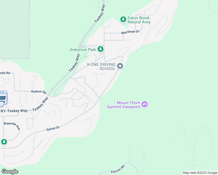 map of restaurants, bars, coffee shops, grocery stores, and more near 47190 Sylvan Drive in Chilliwack