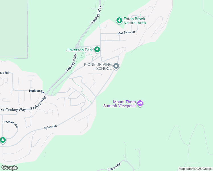 map of restaurants, bars, coffee shops, grocery stores, and more near 47184 Sylvan Drive in Chilliwack