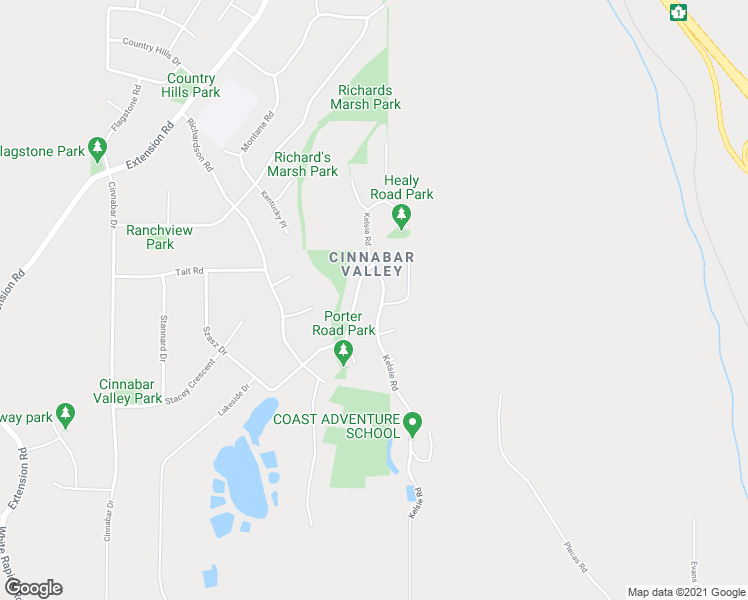 map of restaurants, bars, coffee shops, grocery stores, and more near 1963 Kelsie Road in Nanaimo