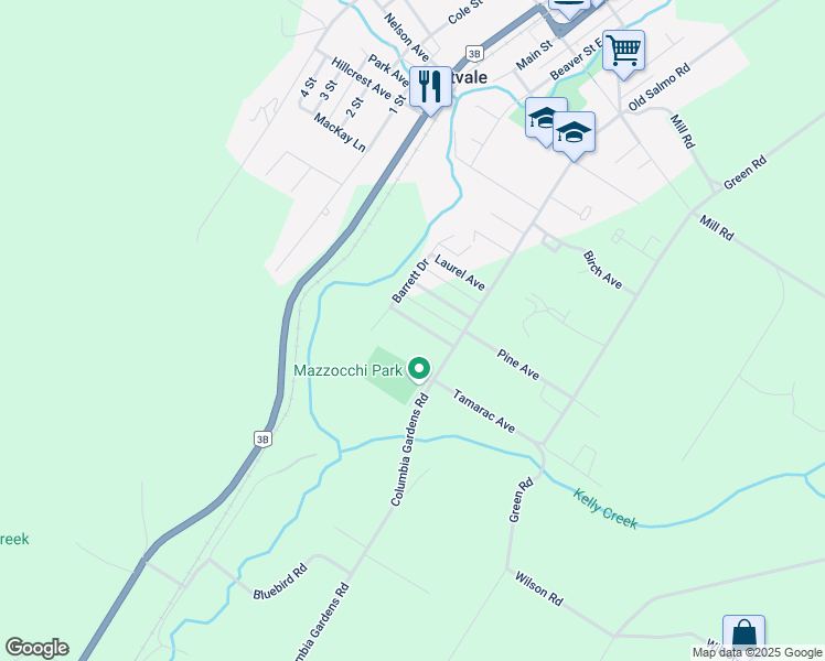 map of restaurants, bars, coffee shops, grocery stores, and more near 77 Walnut Avenue in Fruitvale