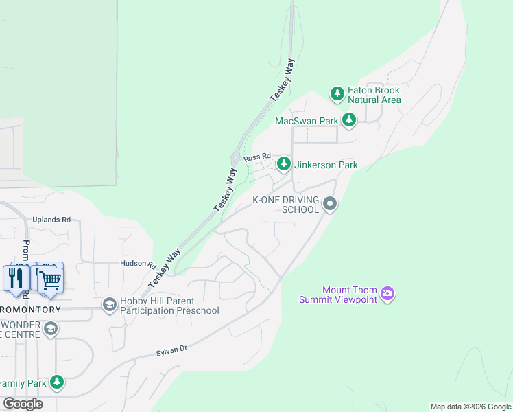 map of restaurants, bars, coffee shops, grocery stores, and more near 5832 Jinkerson Road in Chilliwack
