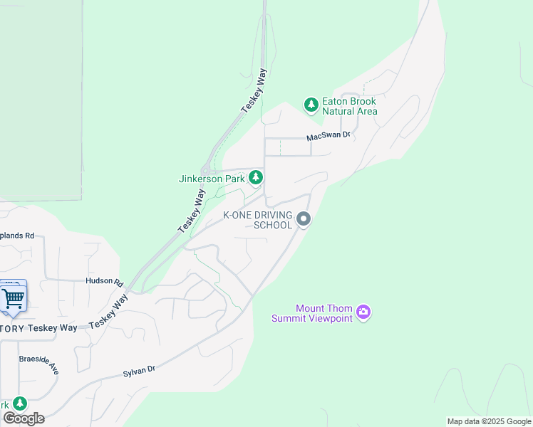 map of restaurants, bars, coffee shops, grocery stores, and more near 47202 Skyline Drive in Chilliwack