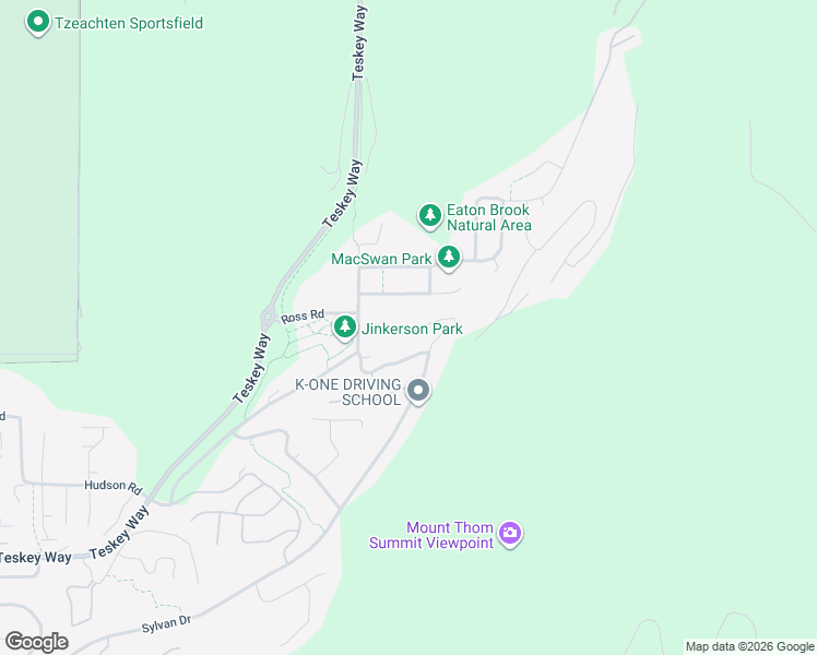 map of restaurants, bars, coffee shops, grocery stores, and more near 47315 Sylvan Drive in Chilliwack